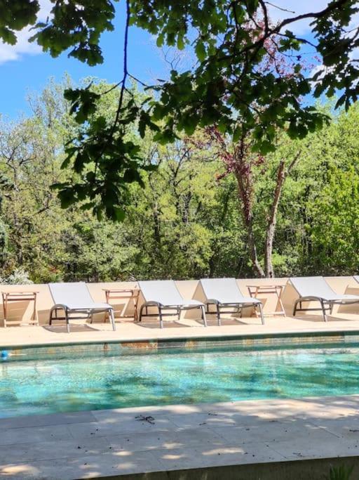 Villa Handres Nans-les-Pins Esterno foto